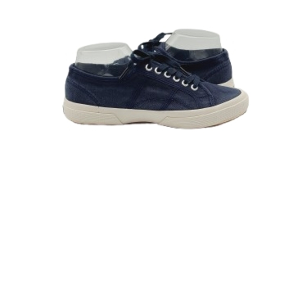 Superga Classic Canvas Sneakers Unisex Navy Blue Women's Size 10 Men's size 8.5 - Picture 7 of 12